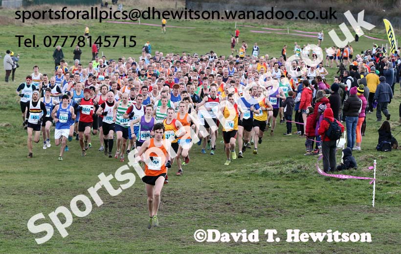 Senior mens start, NEHL Wrekenton, Gateshead. NEH, Wrekenton. Photo: David T. Hewitson/Sports for All Pics